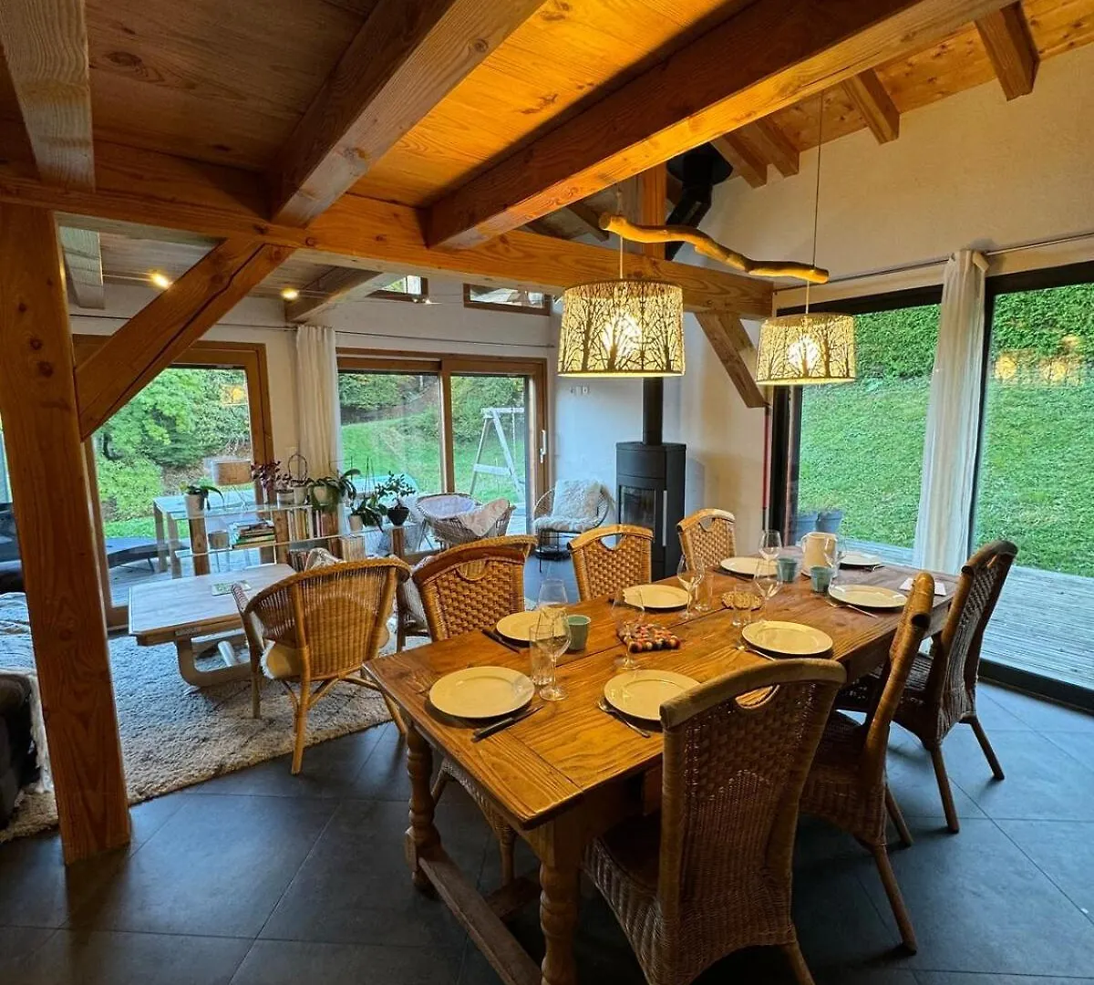 Wood Chalet -Poele A Bois - Proche Ski Et Telecabine Morillon Frankrijk